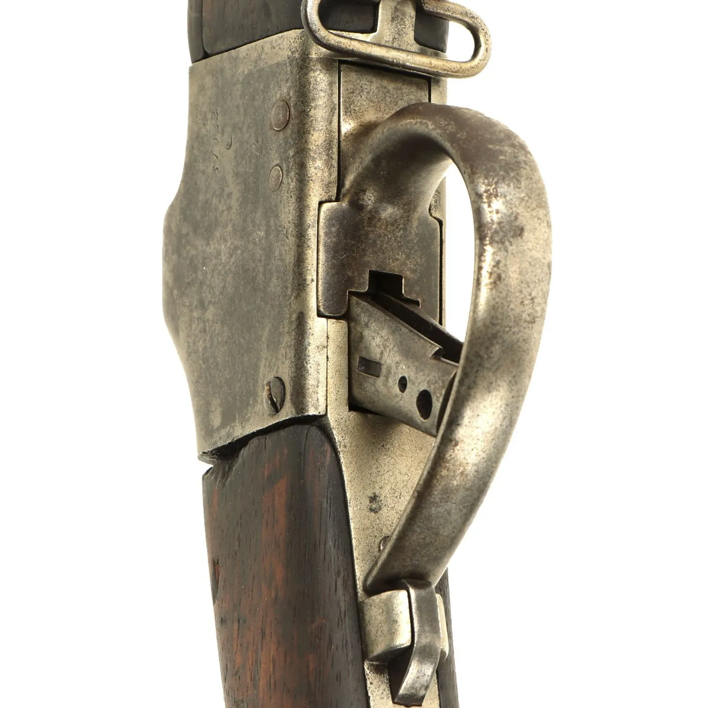 Original Belgian M-1870 Comblain Falling Block Carbine with Saber Bayonet - Serial 61022