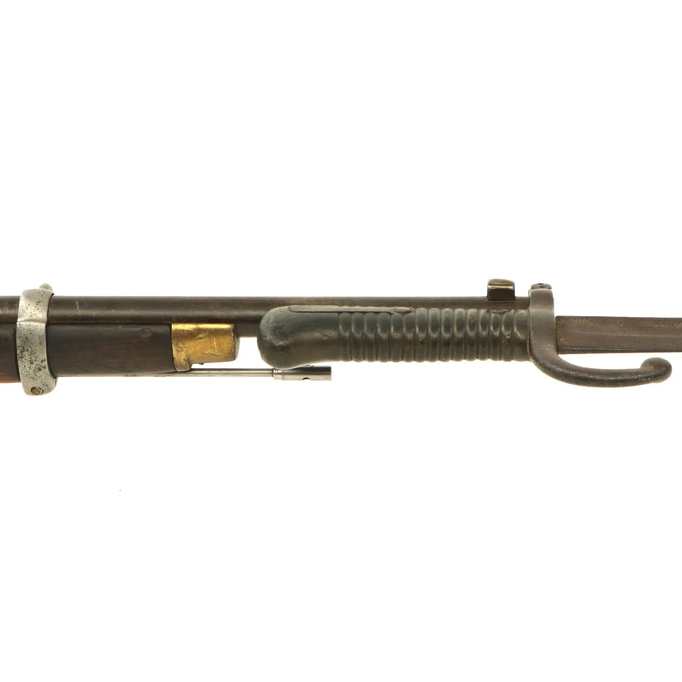 Original Belgian M-1870 Comblain Falling Block Carbine with Saber Bayonet - Serial 61022