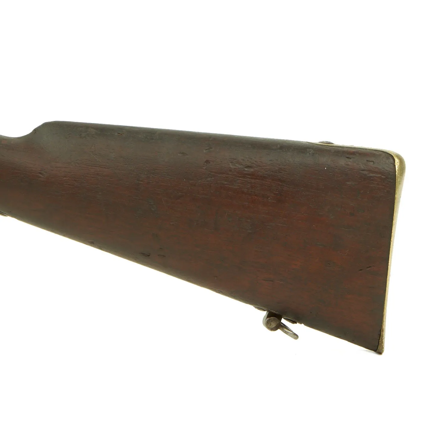 Original Belgian M-1870 Comblain Falling Block Carbine with Sawback Sword Bayonet dated 1889 - Serial 24321