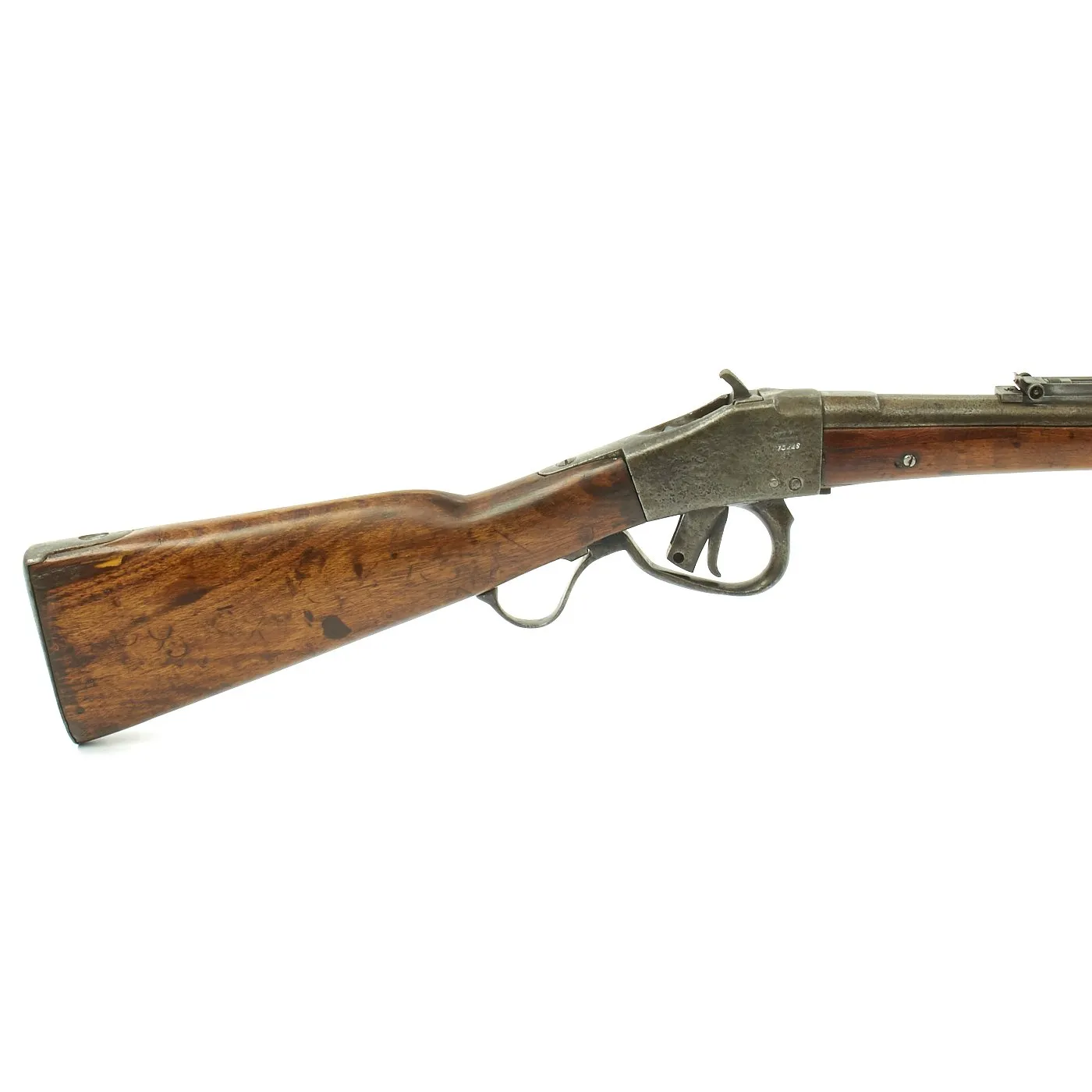 Original Belgian M-1870 Comblain Infantry Falling Block Rifle dated 1884 - Serial 113228