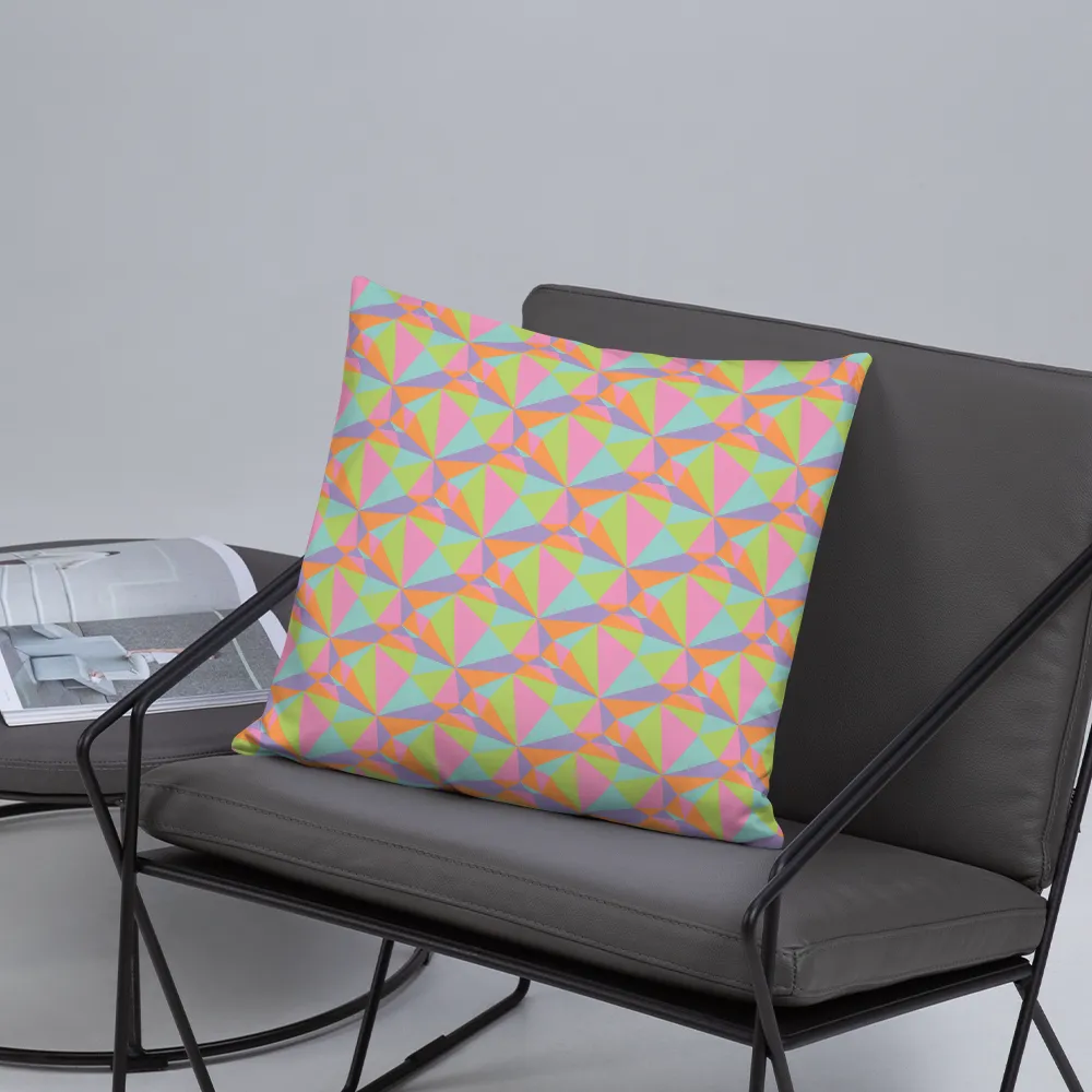 Pastel Prism Square Pillow
