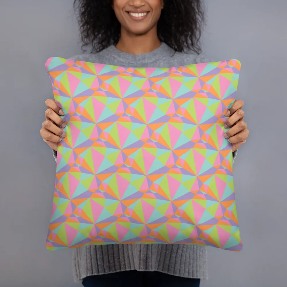 Pastel Prism Square Pillow