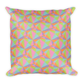 Pastel Prism Square Pillow