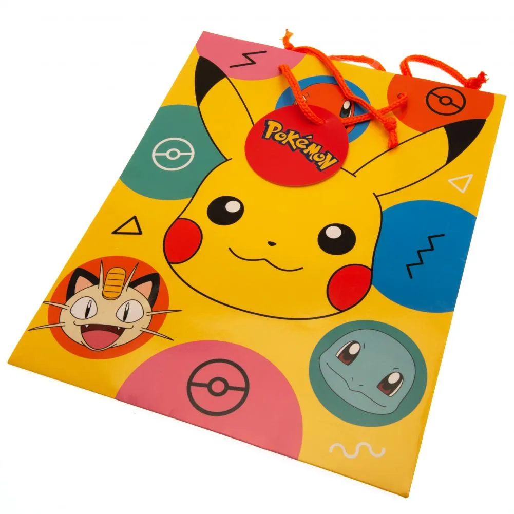 Pokemon Multi-Colour Gift Bag Medium