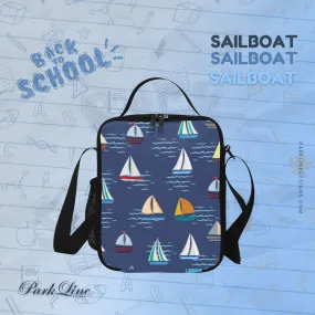Sail Boat Lunch Bag for Kids - Durable Nylon, Thermal Insulation
