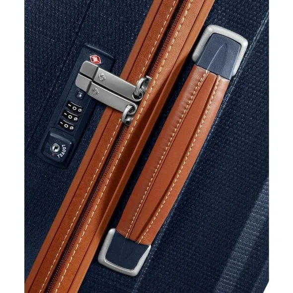 SAMSONITE LITE CUBE DLX 82CM SPINNER MIDNIGHT BLUE