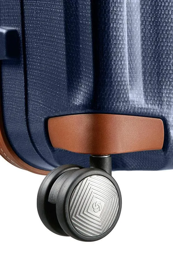 SAMSONITE LITE CUBE DLX 82CM SPINNER MIDNIGHT BLUE