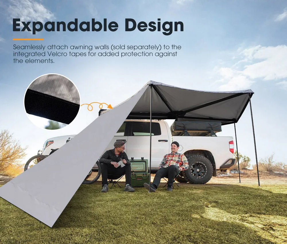 San Hima 270 Degree Free-Standing Awning 600D Double-Ripstop Oxford UPF50  4X4