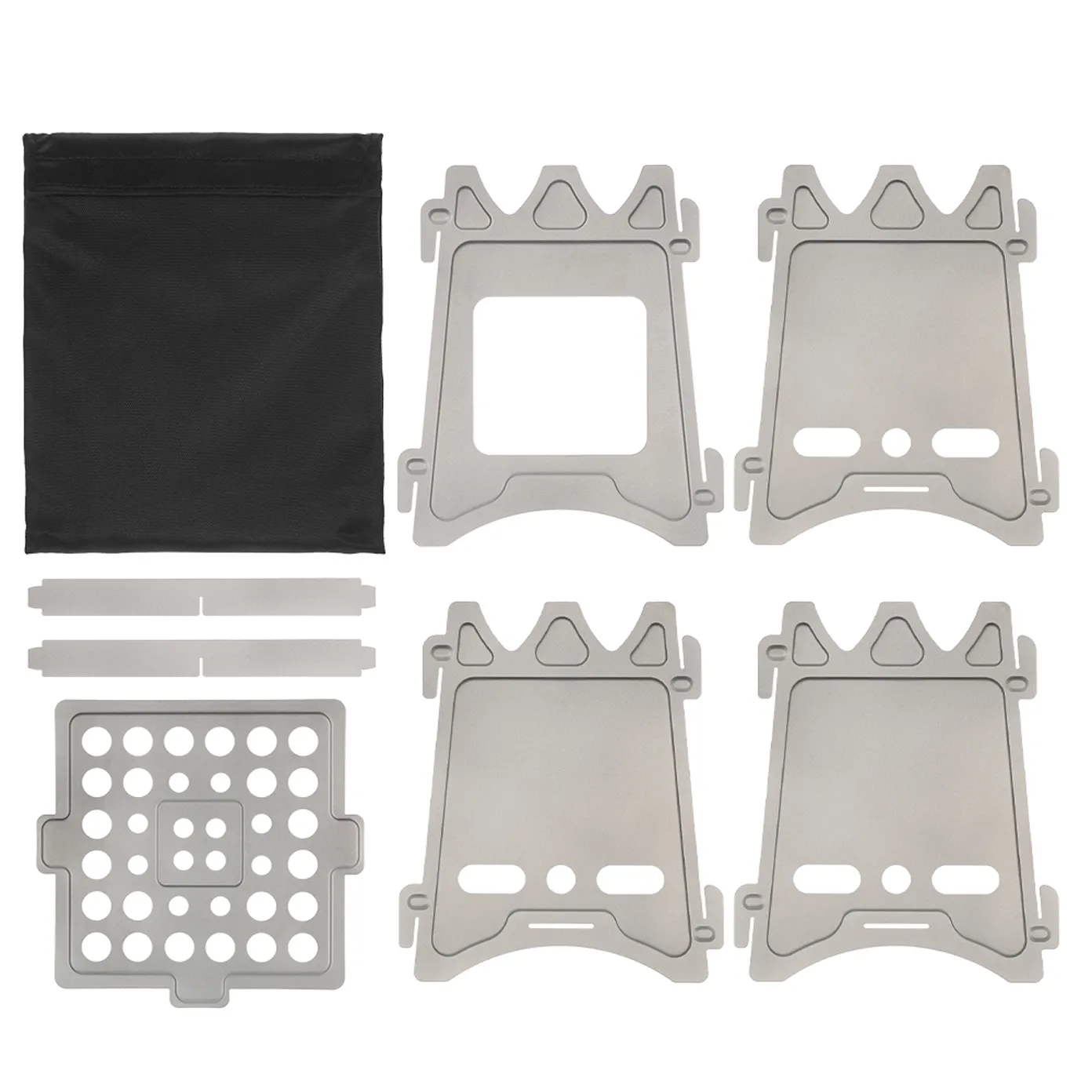 Stainless Steel Square Wood Burning Stove Lightweight And Compact Stealth Angel Survival