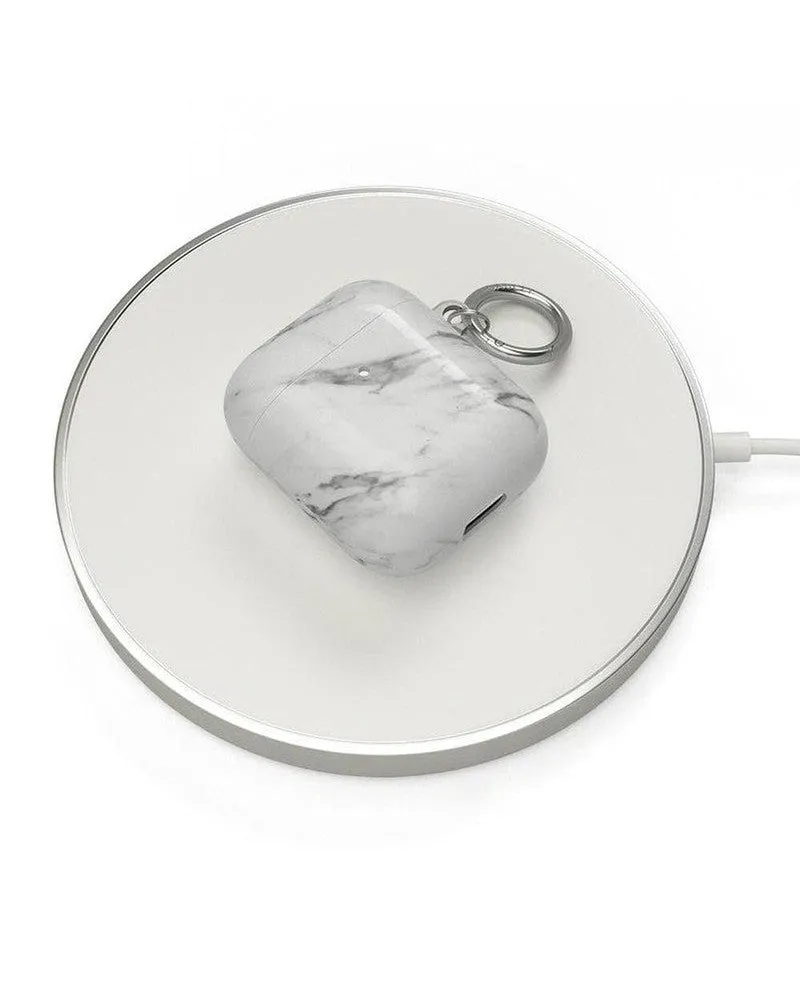 Take Me for Granite | White Marble AirPods Case
