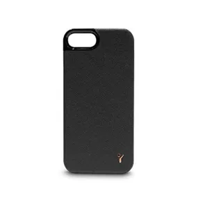The Joy Factory Royce Premium Synthetic Leather Hardshell Case for iPhone5/5S, CSD113 (Black)