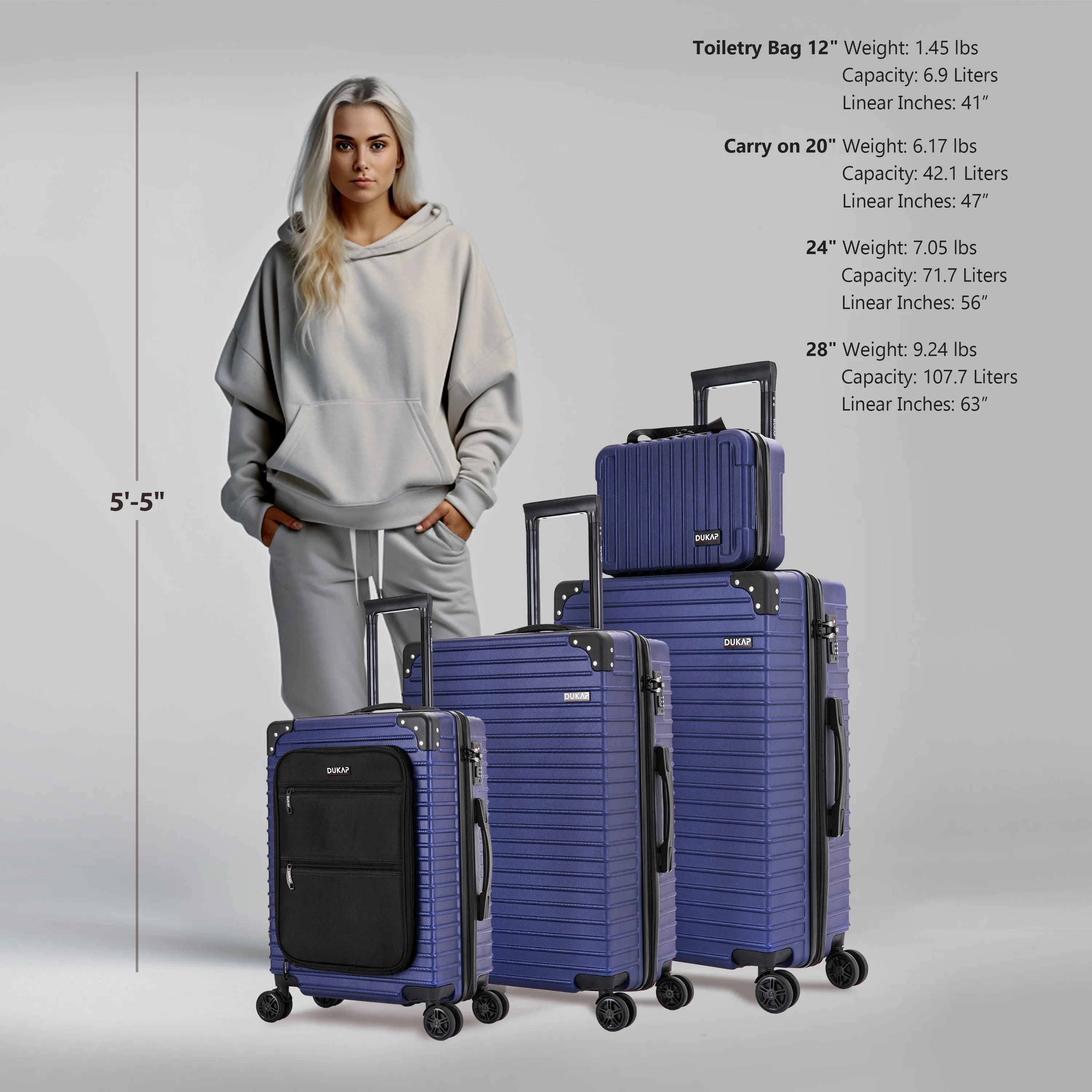 TOUR 4 Piece Set 12"/20"/24"/28"