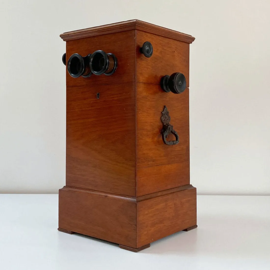 Victorian Tabletop Revolving Stereoscope by A. Mattey of Paris
