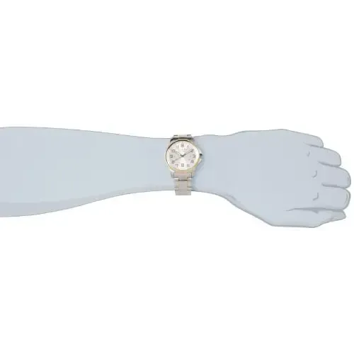 Victorinox Swiss Army Men Officers Quartz Two Toned Stainless Steel Watch 241362