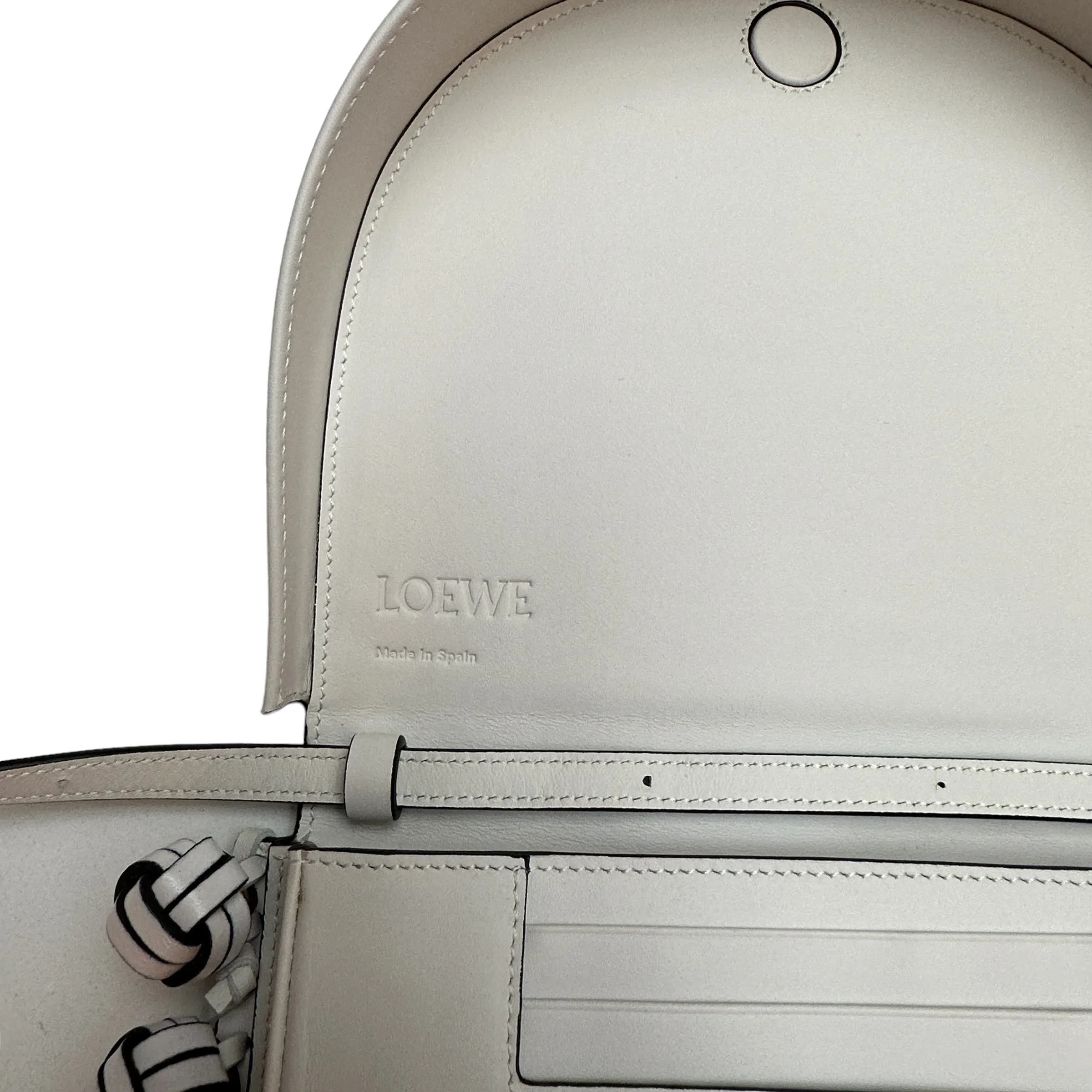 White Leather Crossbody or Belt Bag