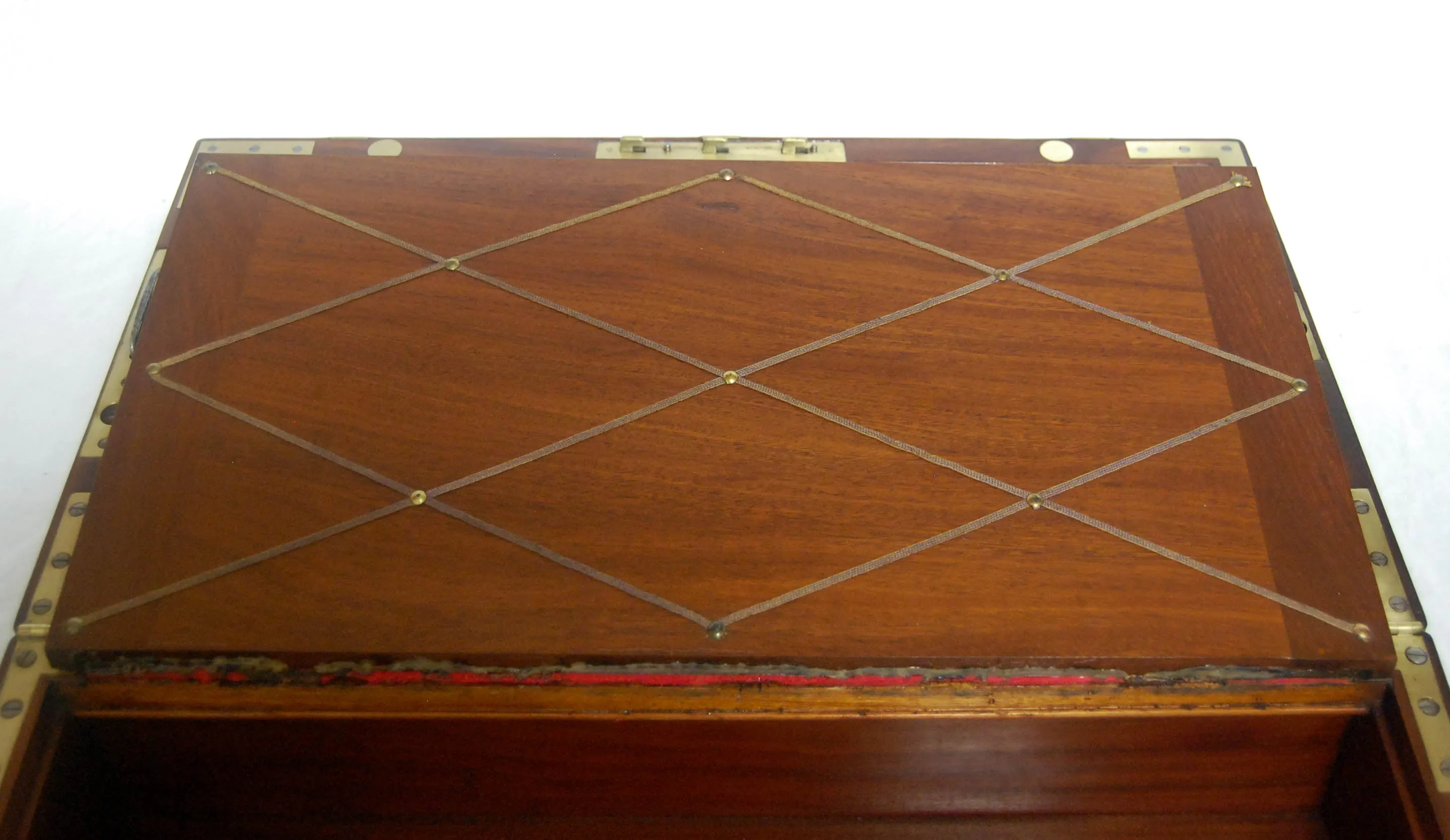 William IV Ship's Campaign Writing Slope with Secret Drawers by J Corfield, Mount Street, London