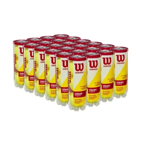 Wilson Championship Extra Duty Tennis Ball Case 24 Cans